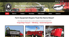Desktop Screenshot of meyermfg.com